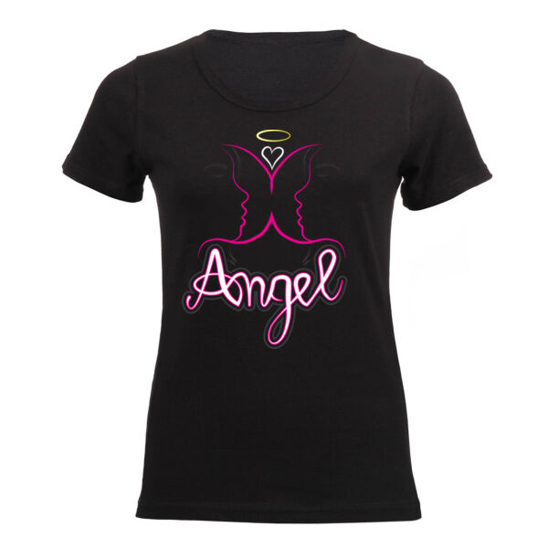 Angel Design gift idea for her - Ladies Short-sleeve T-shirt  Thumbnail