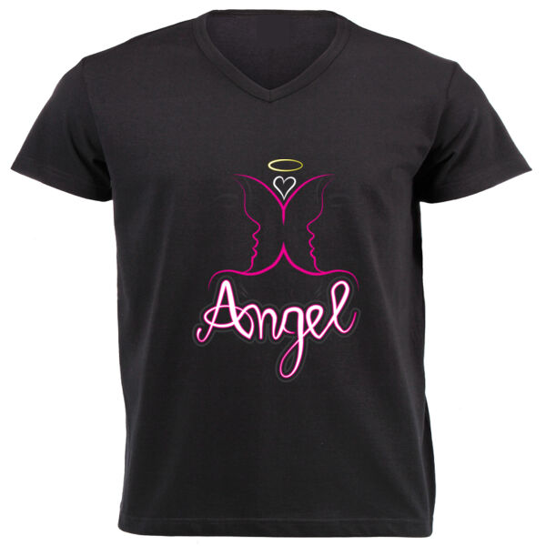Angel Design - Unisex V-Neck T-shirt Thumbnail