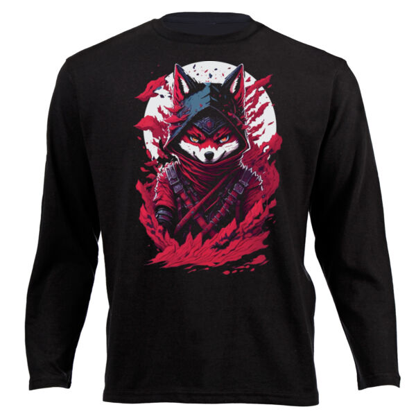 Mr Cool Fox - Junior Long-sleeve T-shirt Thumbnail