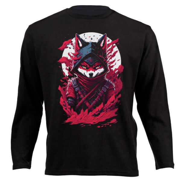 Mr Cool Fox - Unisex Long-sleeve T-shirt Thumbnail