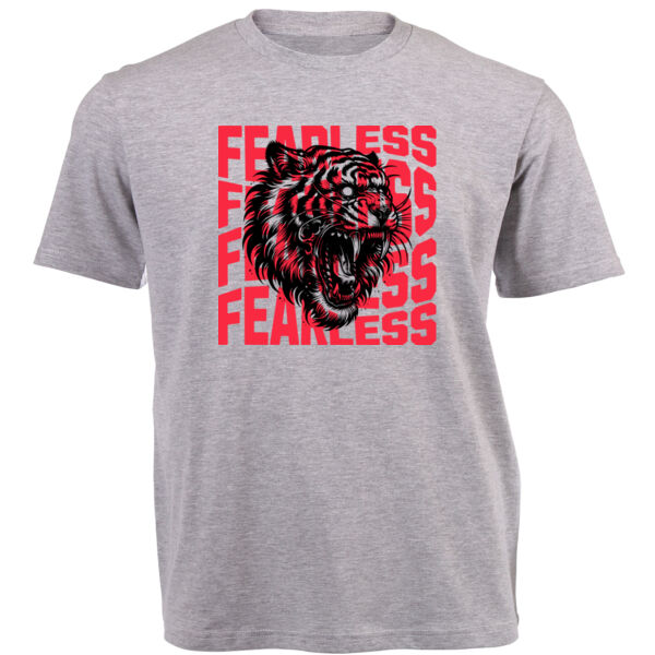 Fearless MMA T-shirt Design - Unisex Platinum Short-sleeve T-shirt Thumbnail