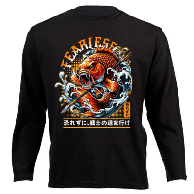 Fearless fishing T-shirt Design Gift idea for him - Unisex Long-sleeve T-shirt Thumbnail