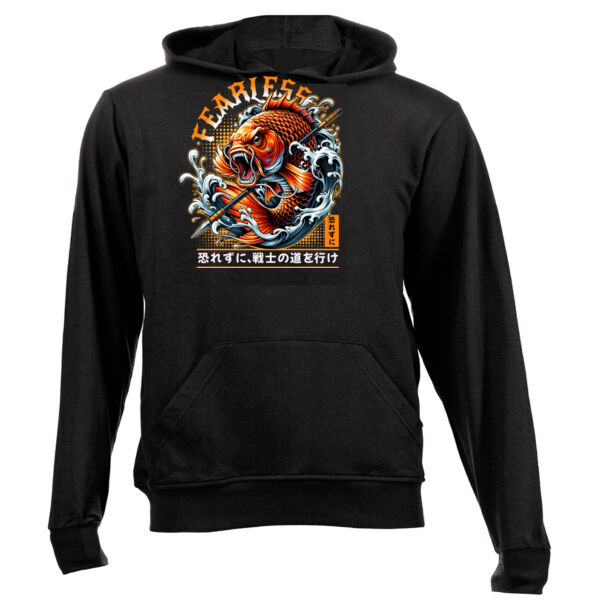 Fearless fishing T-shirt Design Gift idea for him - Junior Hoodie Thumbnail