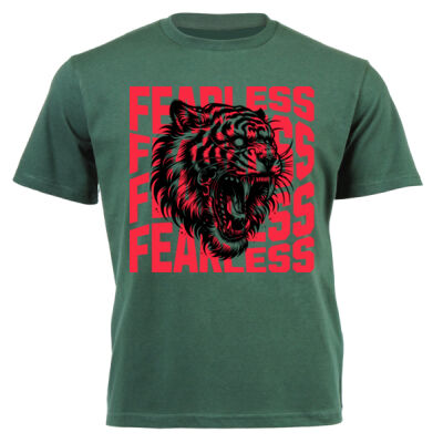 Fearless MMA T-shirt Design - Unisex Platinum Short-sleeve T-shirt 3 Thumbnail